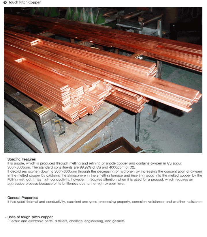 Tough Pitch Copper